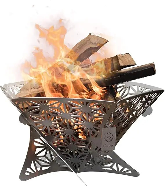 Portable Outdoor Fire Pit . Ideal for Patio and Backyard Bonfires