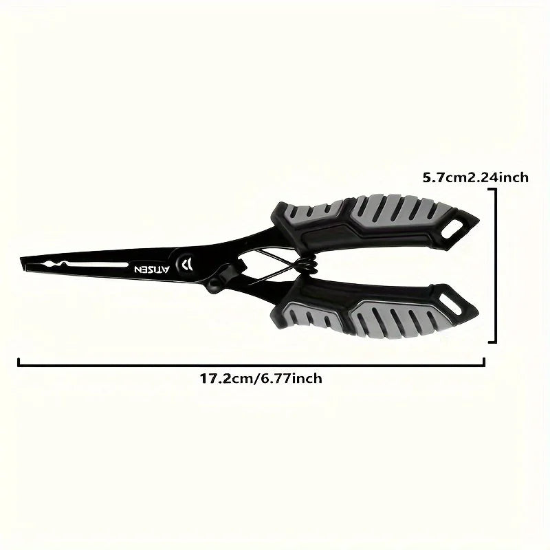 2-Piece Durable Stainless Steel Fishing Pliers