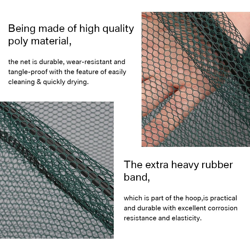 130CM Aluminum Alloy Fishing Net Telescoping Foldable