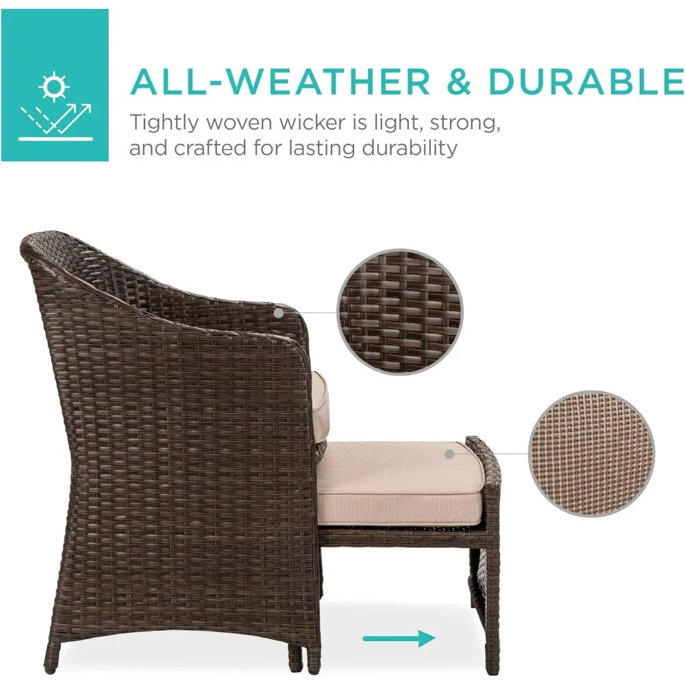 5-Piece Outdoor Patio Furniture Set, No Assembly Required