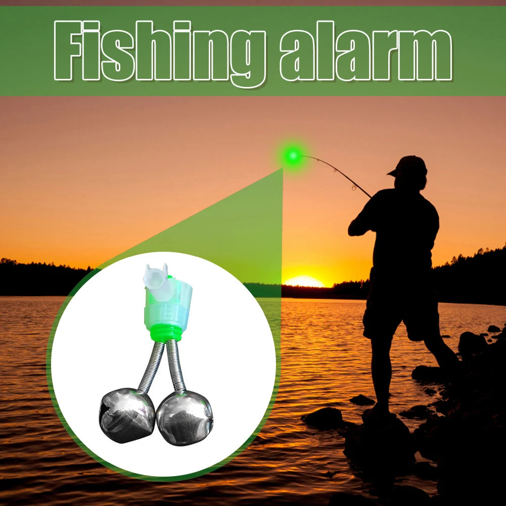 20-1PCS Fish Bite Alarm Twin Spiral Bells
