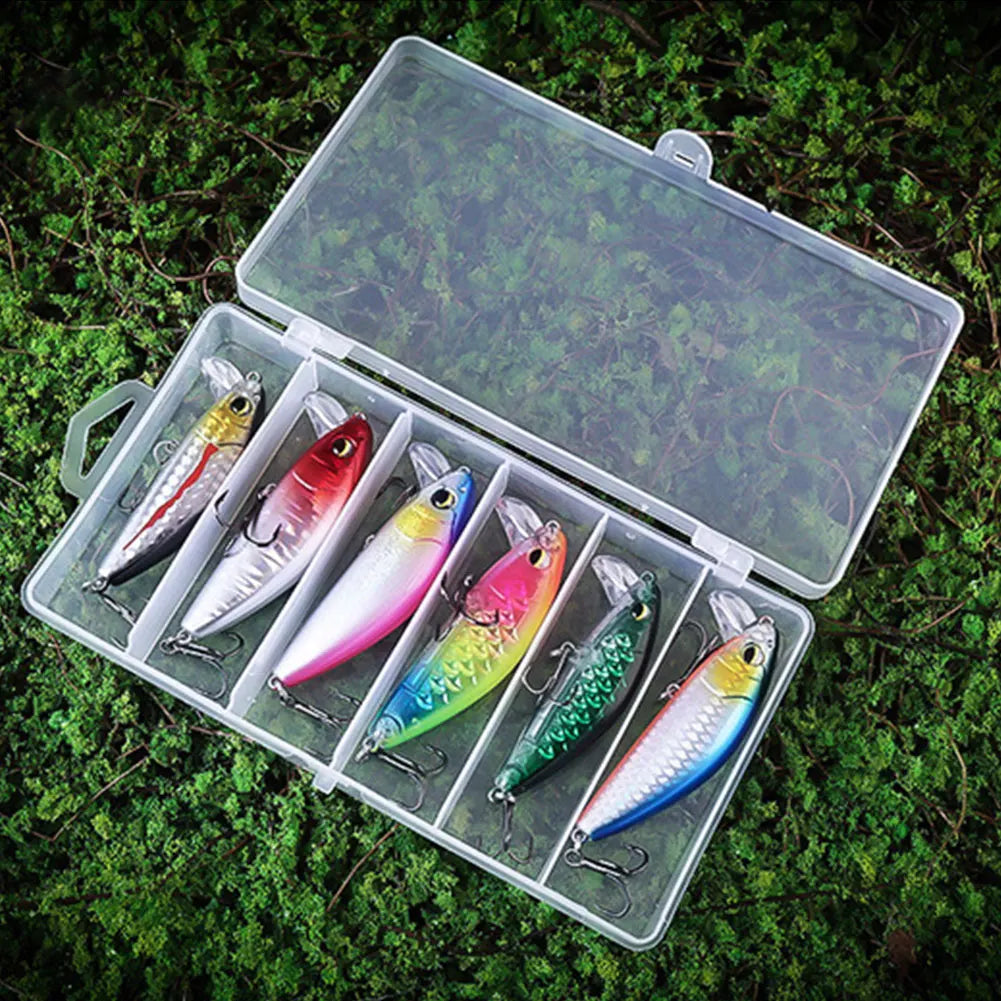 6pcs 7cm 14g Fishing Lures Sinking Artificial Bait