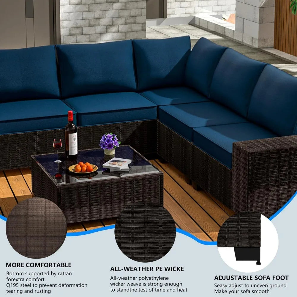 Patio Furniture Sets 6 Pieces