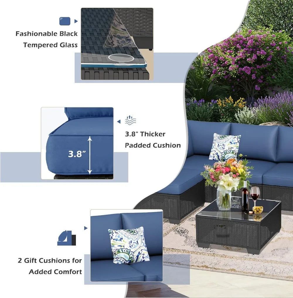 U-MAX 7 Piece Outdoor Patio
