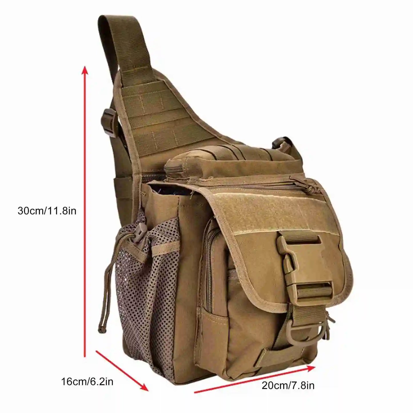 2025 New Men Military Chest Shoulder Bag Pack