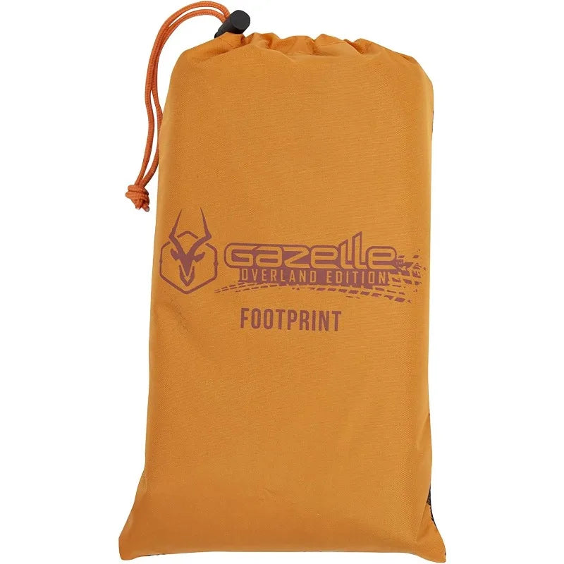Gazelle Tents™, T4 Plus/T8 Tent Footprint, 300D, Waterproof Ground Tarp, 4 Tack Down Stakes,