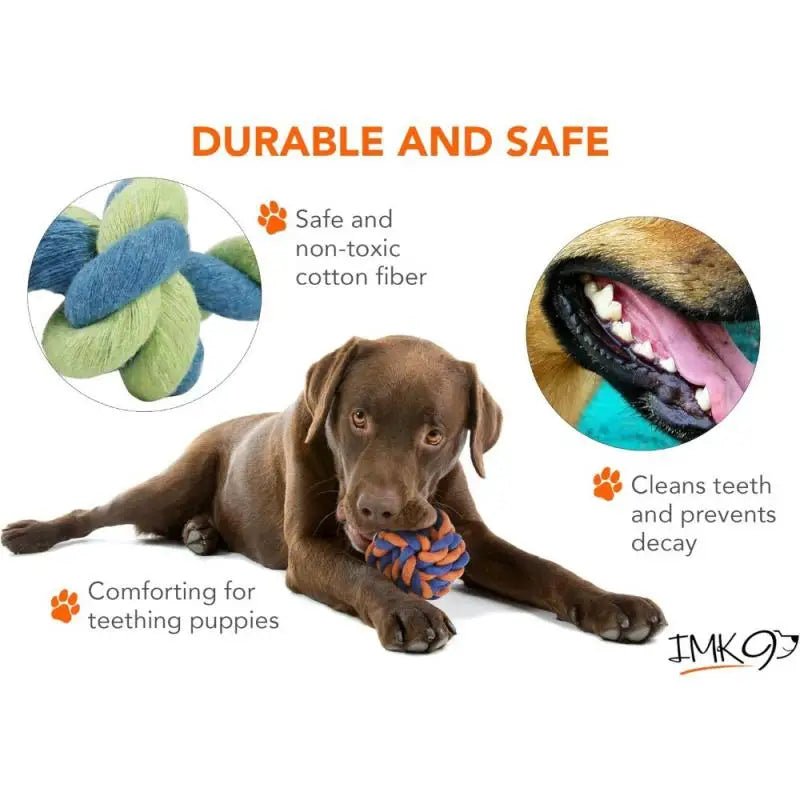 Small and medium-sized dog grinding rope toys