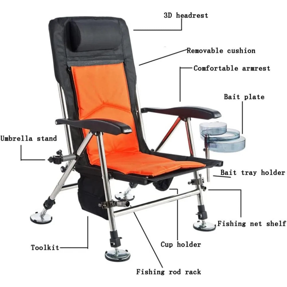 Fishing Chair Beach Chair Outdoor Foldable