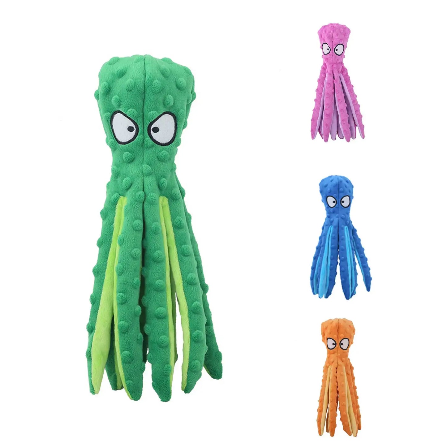 Pet Plush Toy Octopus Dog Interactive Toy