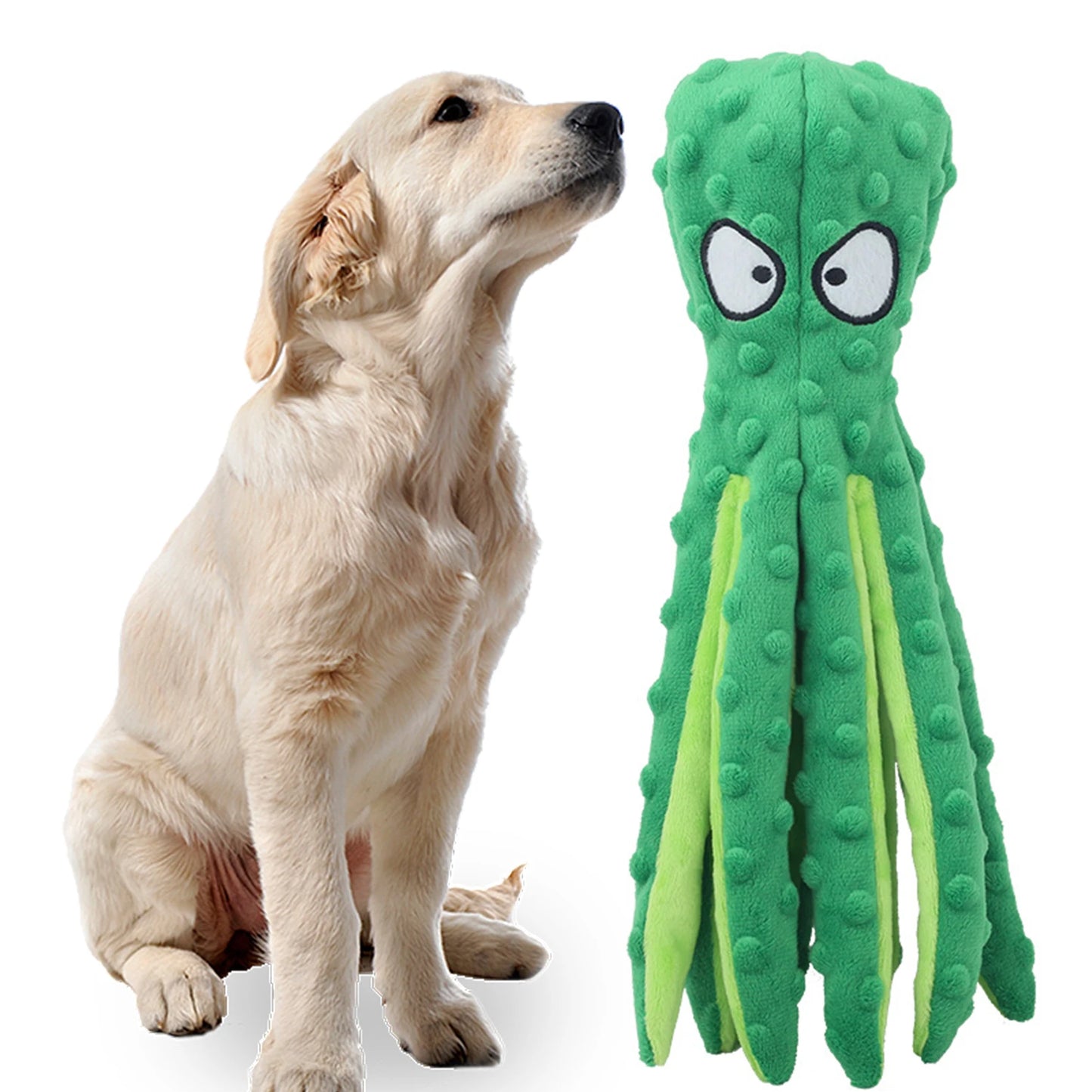 Pet Plush Toy Octopus Dog Interactive Toy