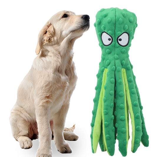 Pet Plush Toy Octopus Dog Interactive Toy