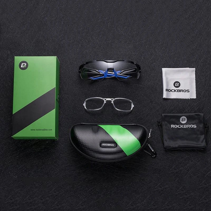 ROCKBROS Cycling Photochromic Glasses UV400 Protection Sunglasses