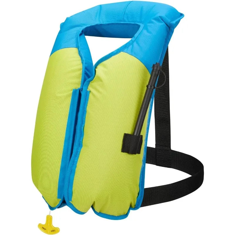 MIT 70 Manual Inflatable PFD Life Vest- Azure Blue
