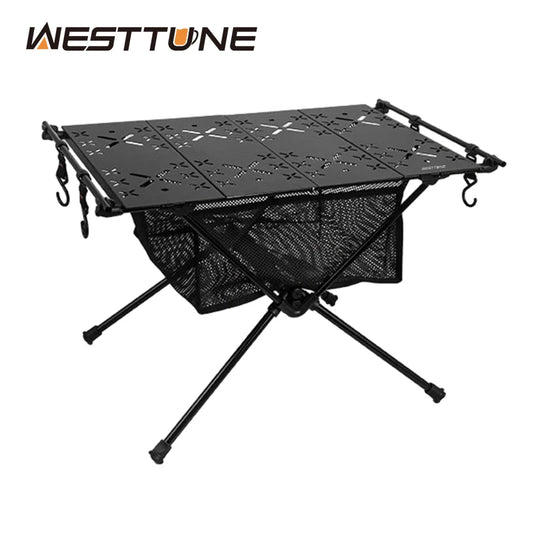 WESTTUNE Folding Camping Table Aluminum Lightweight