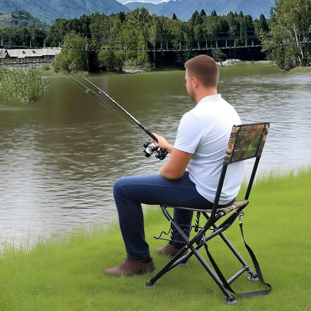 Fishing Chair with Rod Holder