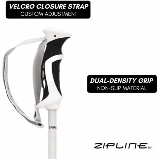 Zipline Podium 14.0 K Ski Poles Graphite Kevlar Carbon Composite 38" in./96 cm