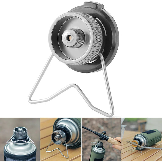 Portable Gas Stove Adapter Aluminum Alloy Butane Gas Cooker