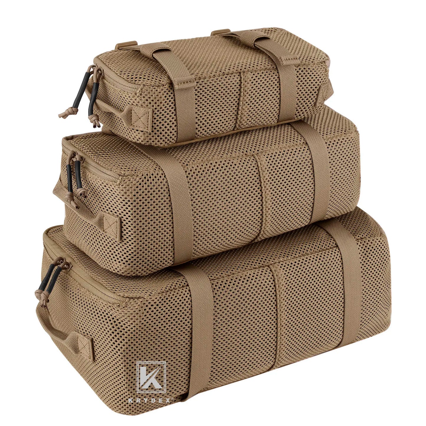KRYDEX Tactical Modular Pouch Set Outdoor Backpack Organizer Travel Suitcase Packing Cubes Hunting Gear