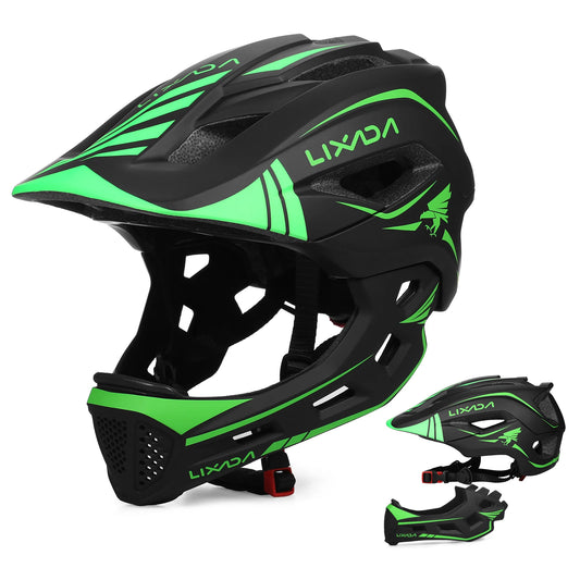 Lixada Kids Detachable Full Face Helmet