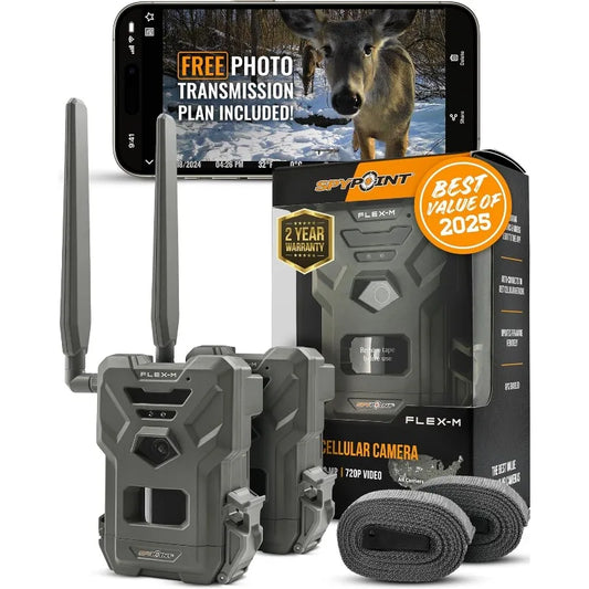 SPYPOINT Flex-M Twin Pack Cellular Trail Cameras