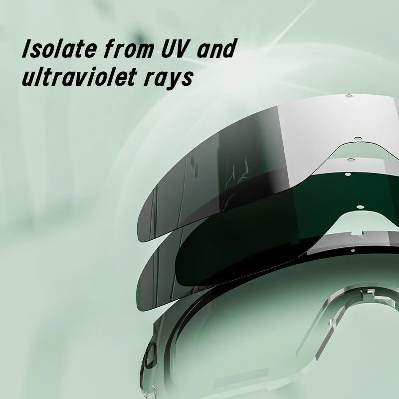 HD Waterproof & Anti-Fog Swimming Goggles - Electroplated Large Frame, Unisex Design
