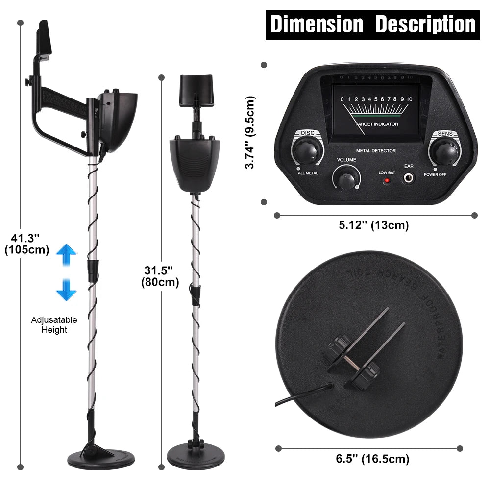 MD-4030 High Accuracy Metal Detector Gold Pinpointer Underground Gold Detector High Sensitivity Treasure Portable Circuit Metal