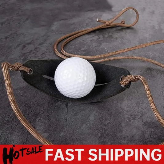 Handmade Leather Shepherd Sling Old-Fashioned Slingshot