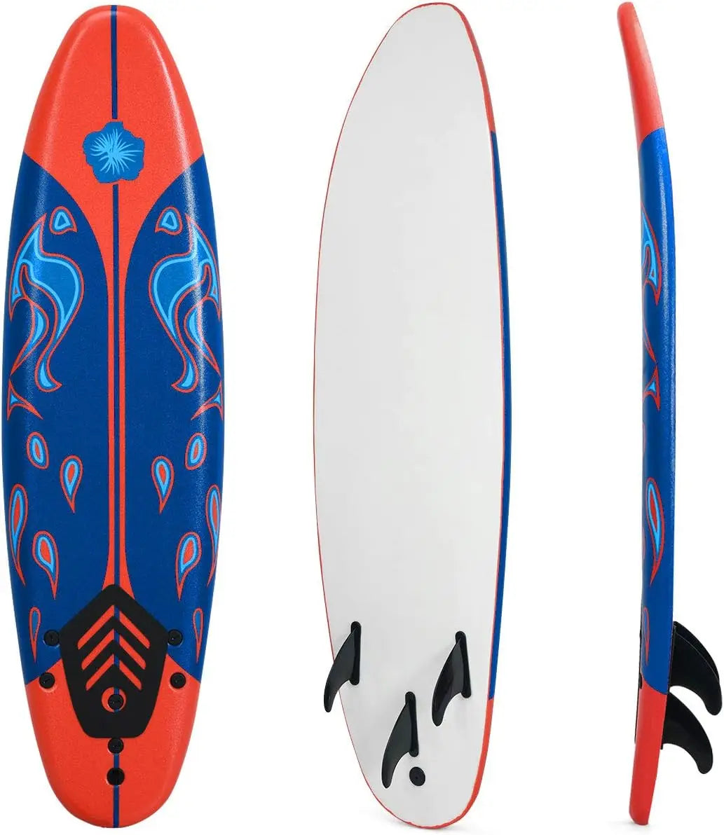 GYMAX Surfboard, 6FT Stand Up Paddle Board  For Teenagers