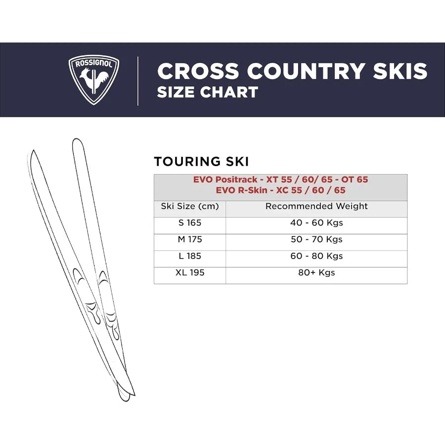 EVO OT 65 Positrack IFP Cross Country Skis for Men Control Stepin