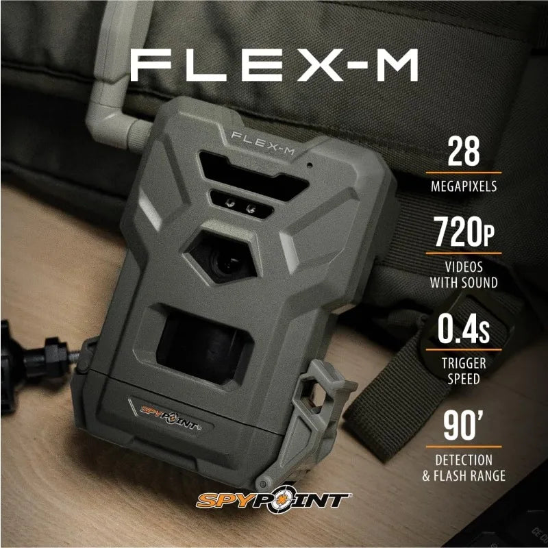 SPYPOINT Flex-M Twin Pack Cellular Trail Cameras