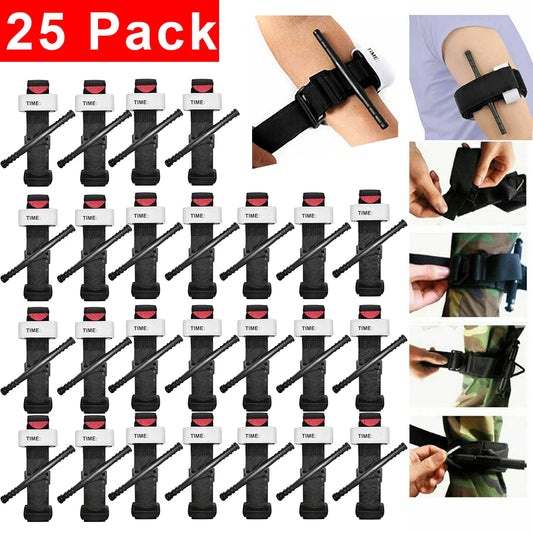 5/10/25 Pcs Emergency Tourniquet Outdoor Portable First Aid