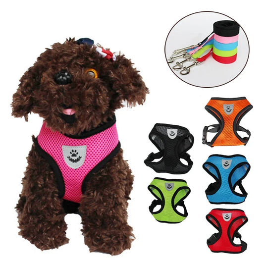 Cat Dog Adjustable Harness Vest