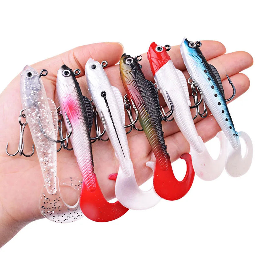 6PCS Wobblers Artificial Baits