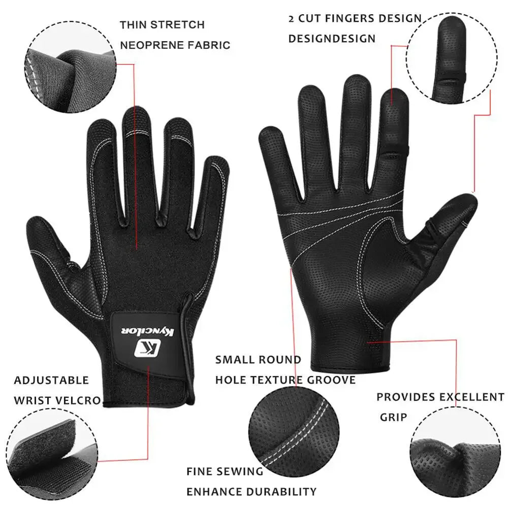 Winter Fingerless Fishing Gloves For Men Women Cold Weather Windproof