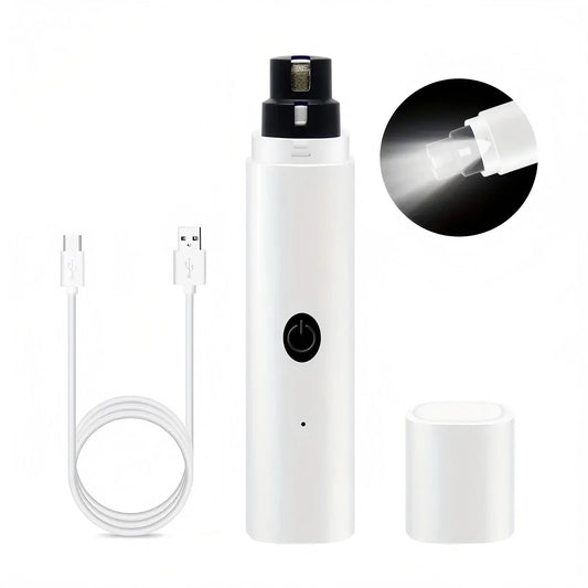 Electric Pet Nail Grinder USB Rechargeable Cat & Dog Nail Clipper
