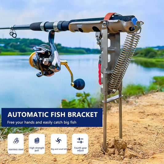 1-5pcs Automatic Fishing Rod bracket holders Stainless Steel