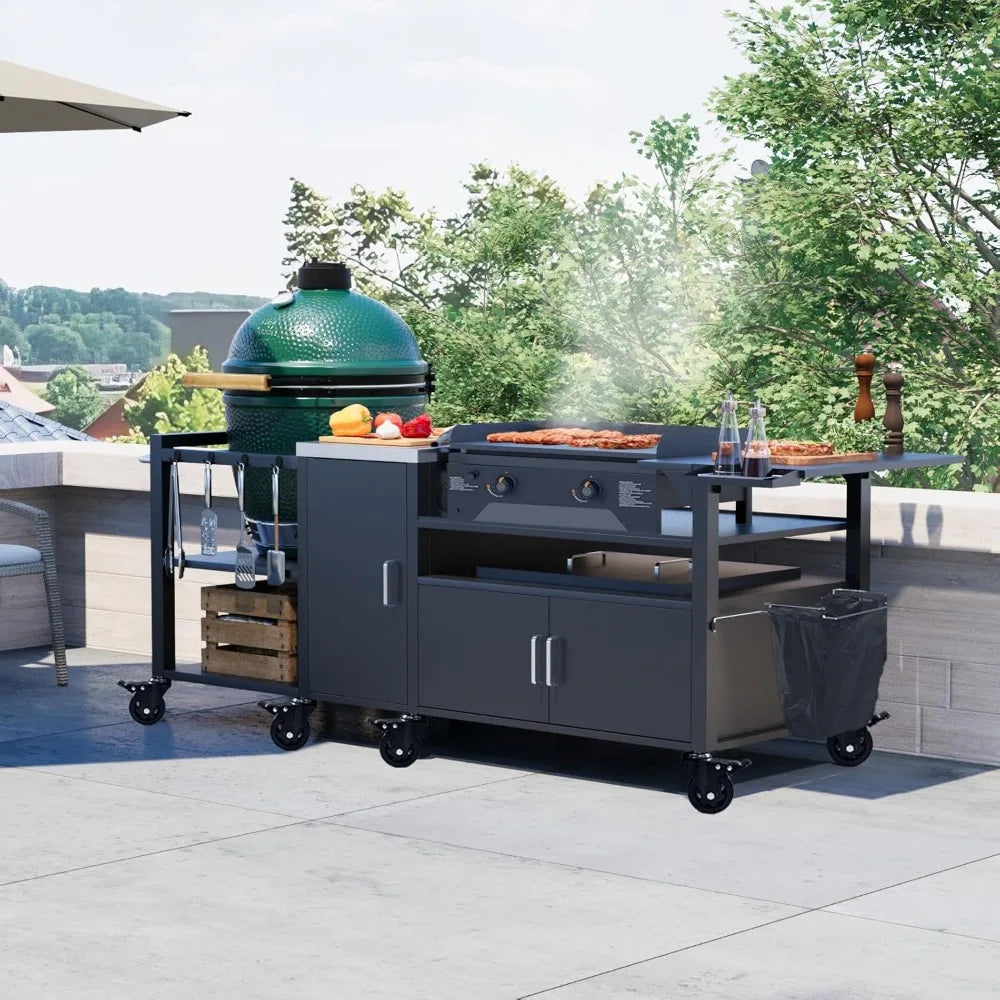 Outdoor Grill Cart