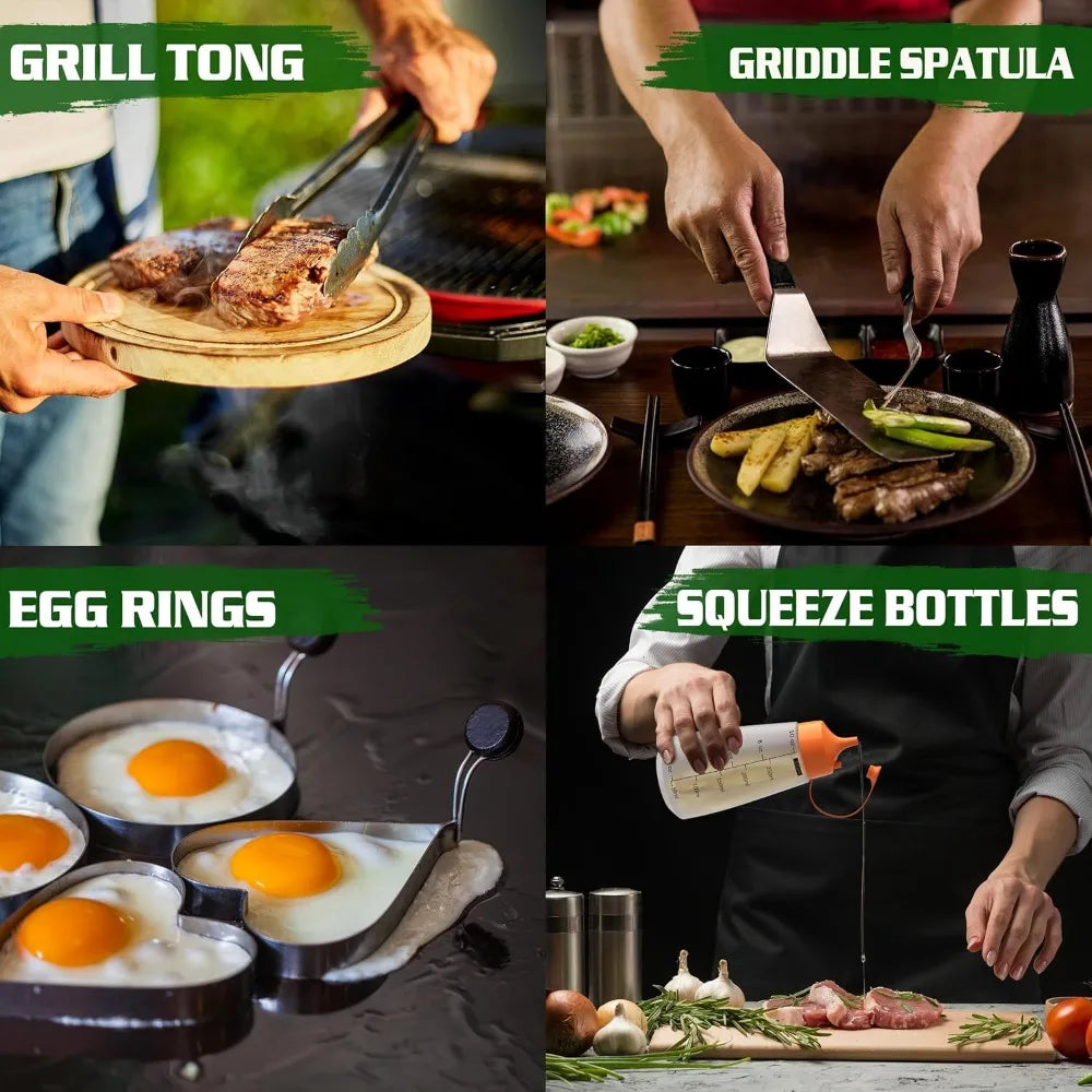 134 Pcs Griddle Accessories Kit for Blackstone