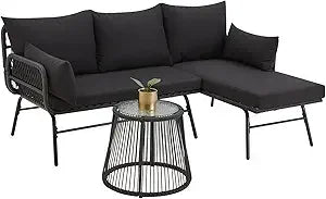 3 Piece Patio Furniture Set