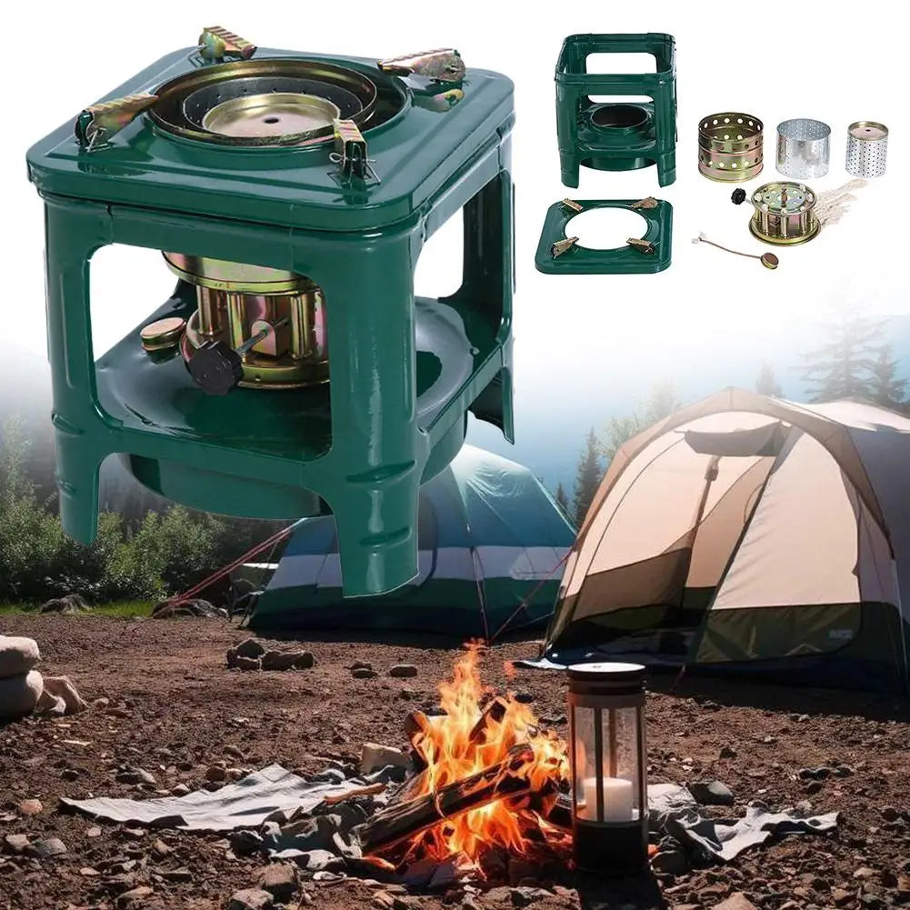 Integrated 8-core Kerosene Stove For Outdoor Camping