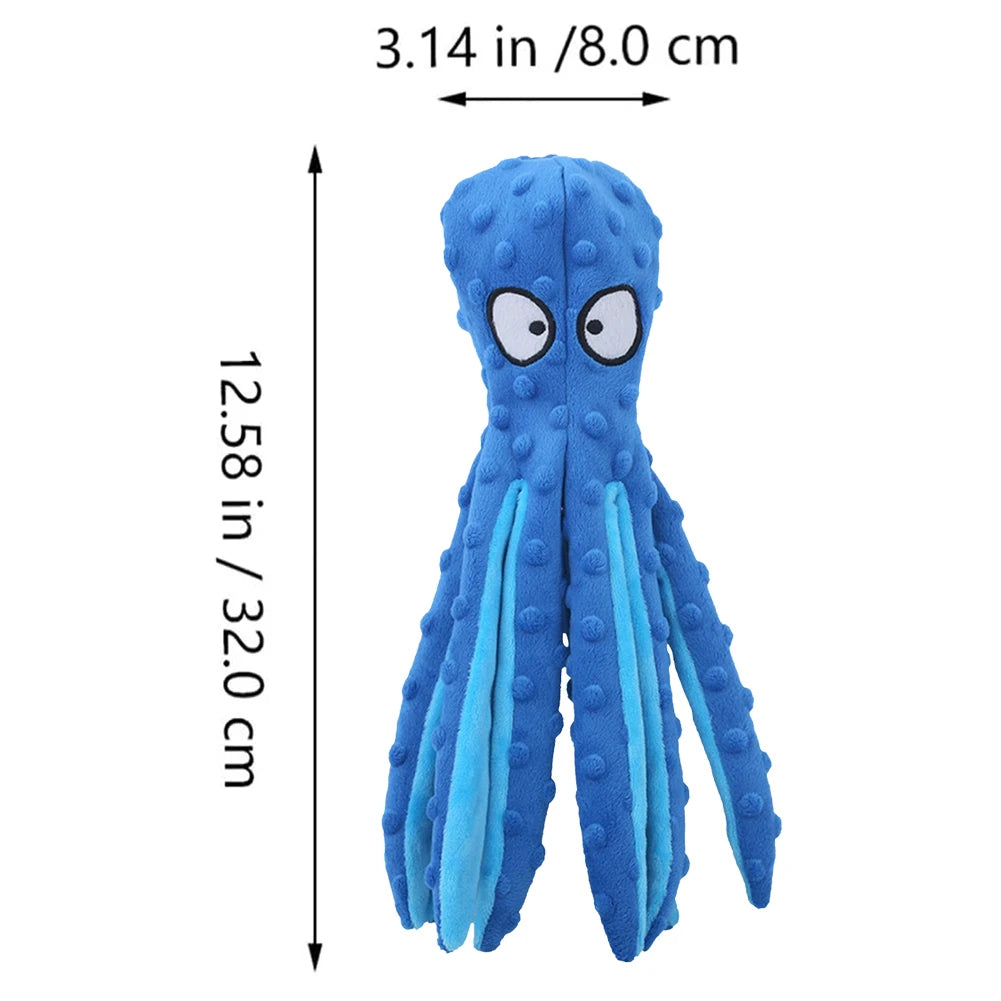 Pet Plush Dog Toy Octopus