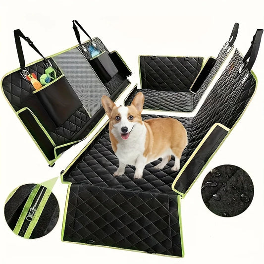 6-in-1 Pet Rear Seat Car Cushion 100% Waterproof