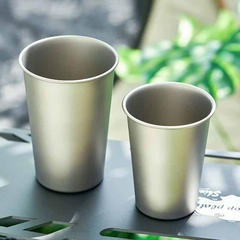 Titanium Cups Outdoor Cookware Kitchen Equipment