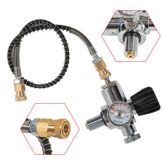 Scuba Tank Valve, Genuine Brass Chrome Plated, G5/8-14NPS Outlet, M181.5 Connecting Bottleneck, High Air Pressure, Efficient,