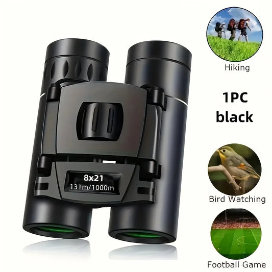 1pc HD Zoom Binoculars, 8X21 Long Range Telescope
