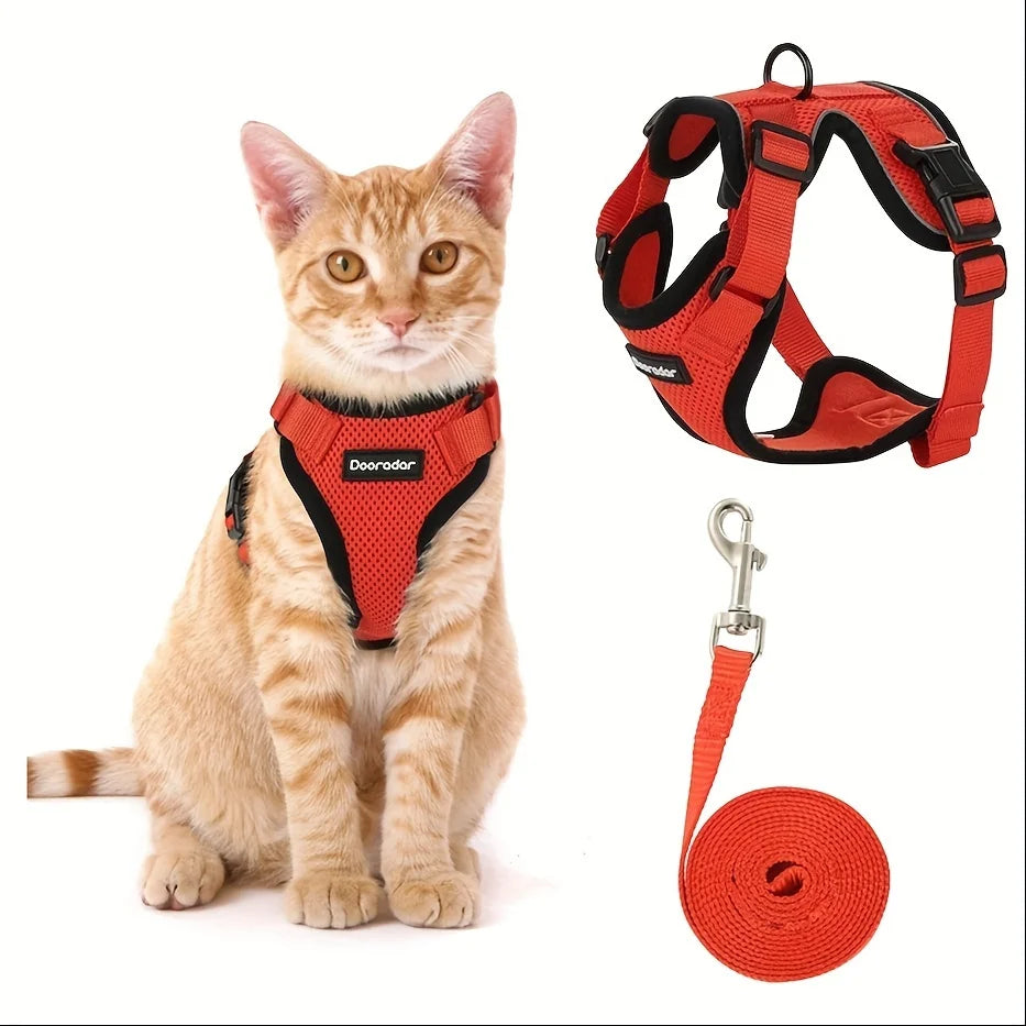Cat Leash Non-Slip Adjustable Leash /Vest