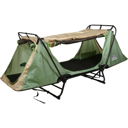 Kamp-Rite Original Quick Setup 1 Person Multifunctional Cot Convertible as Lounge Chair, and Tent