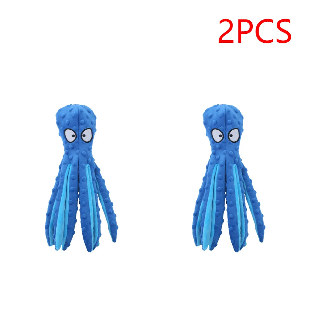 Pet Plush Dog Toy Octopus