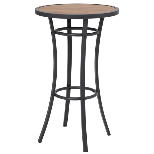 Outdoor Bar Height Bistro Table, 40-Inch Patio Bar Table