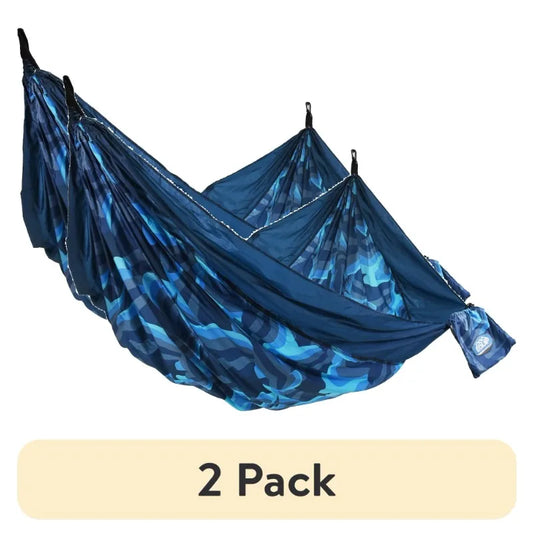 (2 pack) Equip Nylon 2 Person Travel Hammock